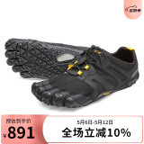 Vibram五指鞋男 户外跑步性能鞋运动越野训练障碍跑步鞋VTRAIL 黑色/黄色 42
