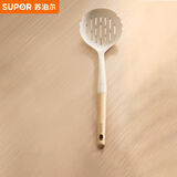 苏泊尔SUPOR 铲勺99.9%抗菌不粘锅专用炒锅煎锅白色硅胶漏勺