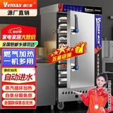 维仕美（Vvmax）商用蒸饭柜全自动食堂米饭蒸饭车电蒸箱保温蒸包子馒头炉燃气电用智能定时款标准电用 标准燃气款【液化气】 大12盘【可供约180人380V-12KW】