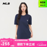 MLB短袖T恤男女时尚夏季休闲经典纯色圆领25新款3ATSB0153-09NYS-XXL