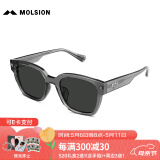 MOLSION陌森潮流太阳镜女2025肖战同款墨镜男方框高清偏光MS3129&MS3128 MS3129C11透灰框+灰色片 偏光