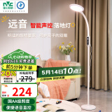 雷士（NVC）离线语音落地灯看书学习客厅家用床头阅读钢琴灯护眼远音LF002