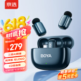 BOYA京选BOYA mini博雅迷你无线领夹麦克风收音麦 手机直播户外采访vlog短视频收音降噪麦克风Type-C版