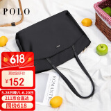POLO单肩包女大容量14/15.6英寸笔记本电脑包斜挎托特包送女友