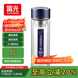 富光抗菌玻璃杯 双层高硼硅泡茶杯子 茶水分离杯 办公水杯男女士400ml