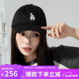 美职棒（MLB）官网男女帽子虞书欣同款软顶棒球帽春夏运动遮阳鸭舌帽520礼物 洛杉矶道奇队/黑色/77 均码 F