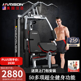HARISON汉臣综合训练器多功能力量训练机家用商用健身房练腿运动健身器材 DISCOVER115A Pro（新品单人站）
