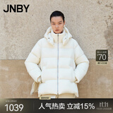 JNBY/江南布衣【白月光】秋冬云朵羽绒服女A型宽松简约5O0C12340 123/乳白色 XS