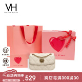 VANESSA HOGAN VH女包茵然软包系列太阳神斜挎包菱格链条单肩包送女友520礼物
