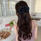 柏诗琳蓬蓬香蕉夹发夹饰女横着夹温柔仙气超仙显发量发夹扭扭夹2026新款 黑色