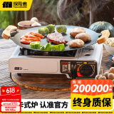 探险者（TAN XIAN ZHE） 卡式炉户外露营炉具便携式野外火锅炉子套装燃气炉瓦斯炉 安全卡式炉+1气券(赠品)