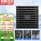 潜水艇（Submarine）MTK50-10黄铜镀镍枪灰色拉丝防臭地漏卫生间淋浴大排量地漏50管径