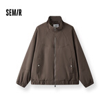 森马（Semir）外套男款宽松立领夹克青年质感秋冬上衣时尚简约109725108114
