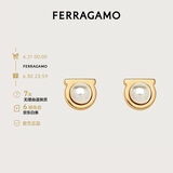 菲拉格慕（Ferragamo）女士黄铜/玻璃耳钉0696454 礼物 送女友