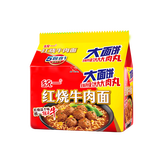 统一 红烧牛肉面大袋大面饼五合一方便面136g*5袋新老包装随机发货