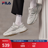 斐乐（FILA）跑步鞋老爹鞋男子跑步鞋MARSⅡ火星二代情侣款复古运动鞋休闲鞋 南极灰/雾灰-AN-F12M141116F 42.5