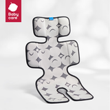 babycare婴儿推车凉席宝宝夏季安全苎麻冰丝座椅垫四季通用透气吸汗 【7A抗菌防螨】熊猫咘咘 38*70CM