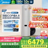 美的（Midea）空气能热水器家用300升超一级能效75℃高温R32冷媒带电辅 变频睿泉PLSX-300(51)/DN8-B(E1) 