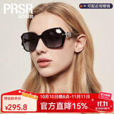 帕莎（prsr）太阳镜女复古墨镜偏光遮阳开车眼镜可配近视镜片T60017 经典黑T020-p43（高清偏光）