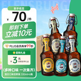 弗林博格（Flensburger）多口味组包啤酒330ml*6瓶尝鲜混合装 多种口味 一次尝鲜