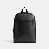 蔻驰（COACH）男包男士大号时尚潮流实用双肩背包送男生礼物 炭黑色/黑色CAJ90QBMI5