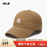 MLB帽子男女软顶棒球帽虞书欣明星同款运动鸭舌帽3ACP7701N-50BGD-F