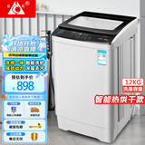长虹全自动洗衣机 家用租房大容量洗烘一体机 波轮洗脱一体机 风干桶自洁 仿生手搓 以旧换新 12公斤【洗烘一体+强动力电机】