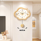 好久不见可爱卡通客厅挂钟创意餐厅时钟现代挂墙汤姆猫儿童房钟表家用