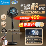 美的（Midea）【雀巢推荐 幸运草安睡Ultra】语音空气循环扇/国家补贴/直流变频静音家用净化电风扇3D摇头落地扇