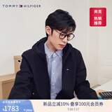 TOMMY HILFIGER【经典软壳】出走都市25秋男防水风衣款外套/微抓毛连帽夹克 【防水软壳款】曜石黑BDS L （推荐：150-165斤）