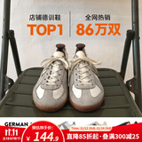 马登运动休闲鞋男女夏秋季新款透气小白板鞋GAT赛车平底阿甘德训鞋子 灰色 /经典款百搭舒适户外骑行鞋 40 (250mm) 男码