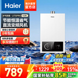 海尔（Haier）【咨询客服领补贴】智家出品Leader系列燃气热水器天然气家用恒温即热水气变频风机ECO节能热水器 16L 【UTSPRO】 主推款