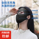 百宝库好物集合口罩面罩潮玩防晒防护精选钥匙扣遮阳防紫外配耳勺 脸基尼面罩【颜色随机】