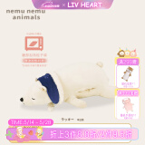 LIV HEART日本北极熊睡觉抱枕毛绒玩具布娃娃公仔成人陪伴玩偶礼物女 【暖心款】幸运熊 L号