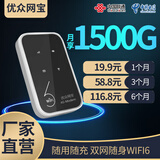 优众网宝2025年新款便携双网随身WiFi车载小乔mini随身WiFi6官方旗舰店 白色