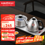 金灶（KAMJOVE）烧水壶保温一体全自动恒温电热水壶全智能手柄上水电茶炉泡茶专用 FM-9银色版【20*37cm】0.9L