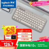 罗技（Logitech）时尚系列 K380 键盘 蓝牙办公键盘 无线键盘 女友 便携超薄键盘 笔记本键盘 烟云灰