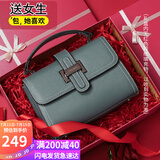 viney牛皮包包女包斜挎妈妈包轻奢单肩手提包生日礼物高级感送女友老婆