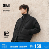 森马棉服男防水防油防污防风冬装厚飞行员棒球领夹克109724112101