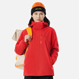 探拓（TECTOP）户外服 女抓绒内胆防风防寒滑雪服保暖95134CF女款中国红S