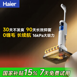 海尔A500Plus+双效净味【 0缠毛 30天不发臭 90天长效抑菌】家电补贴智能家用洗地机吸尘扫拖一体机 【0缠毛 双效净味】新品A500 Plus+