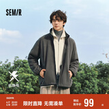 森马（Semir）夹克男冬抗静电外套摇粒绒情侣上衣109724108203