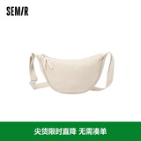 森马（Semir）斜挎包男简约纯色胸包情侣背包通勤休闲风105124153222
