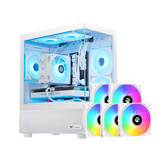 宁美 定制 N系列 台式电脑机箱风扇 主机散热风扇 LED 炫光 12CM 静音 降温 /单拍不发货/搭配主机下单 机皇雪装版升级包