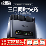 绿巨能（llano）佳能电池r50相机电池rp r10 r8 200d二代 r100 r50v 750d 760d 800d 850d lp-e17电池充电仓充电器 【30W快充】三充充电器