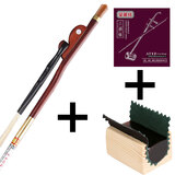林箫 二胡弓公马尾白马尾琴弓演奏家级紫檀无节二胡马尾弓子高档配件 84cm无节弓+长松香+演奏银弦