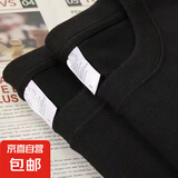 300G重磅纯棉不透宽松版型短袖T恤男夏季纯色宽松半袖打底衫 黑色-【300g纯棉重磅】宽松款 XL