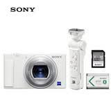索尼（SONY）ZV-1 数码相机 约2010万有效像素 拍摄手柄套装 白色 