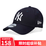 NEW ERA纽亦华棒球帽鸭舌帽 9FORTY系列男女情侣同款MLB刺绣弯檐遮阳帽子 纽约洋基队 10531939-藏青色