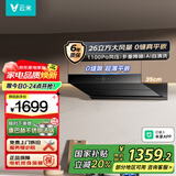 云米（VIOMI）鲲鹏抽油烟机家用顶侧双吸26大吸力变频油烟机 以旧换新家电国家补贴20%